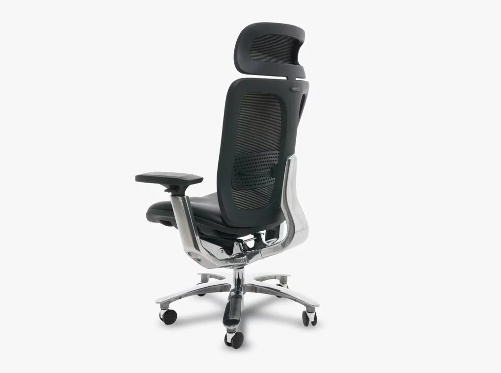 REVOTICA TITANIUM 901 FEKETE VALÓDI BŐR IRODASZÉK