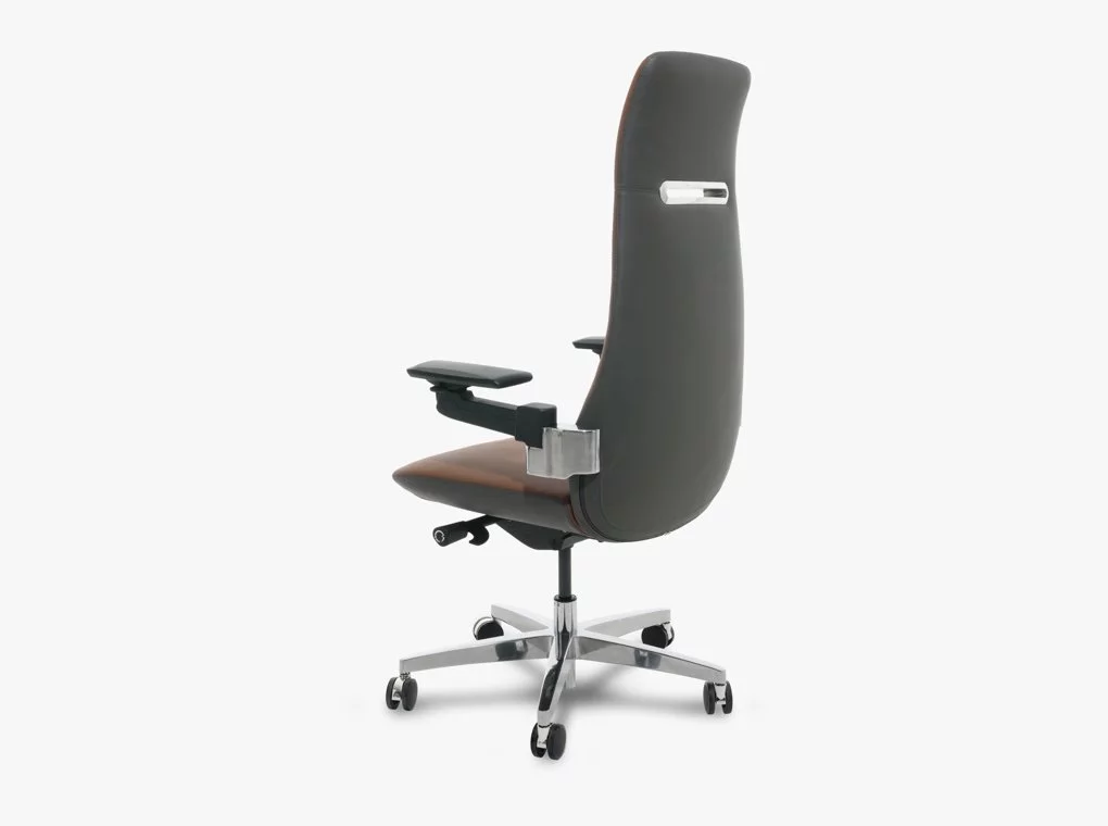 REVOTICA TITANIUM 201JX BARNA/SZÜRKE VALÓDI BŐR IRODASZÉK