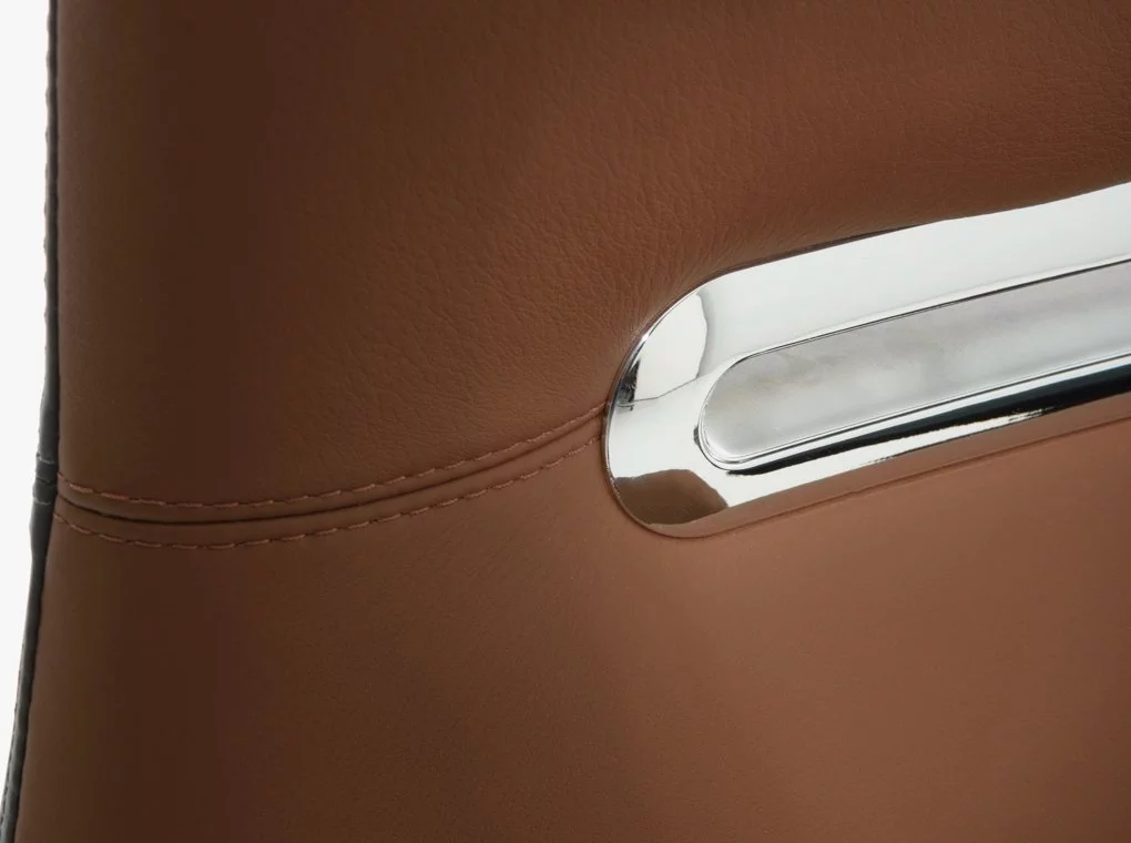 REVOTICA TITANIUM 201JX BARNA/SZÜRKE VALÓDI BŐR IRODASZÉK