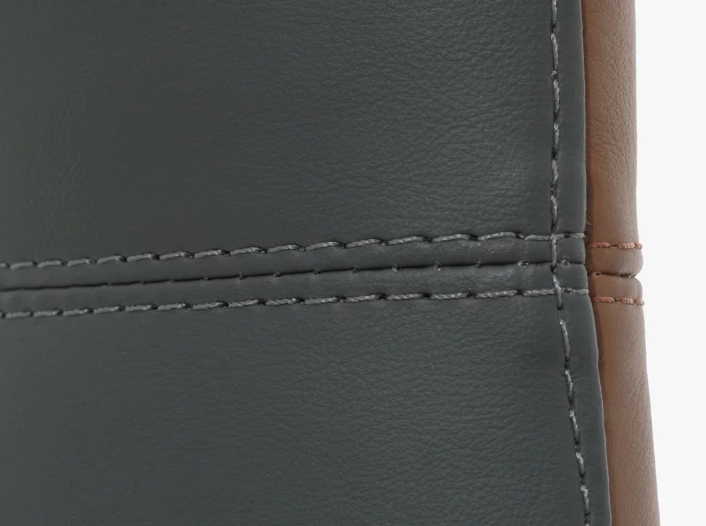 REVOTICA TITANIUM 201JX BARNA/SZÜRKE VALÓDI BŐR IRODASZÉK