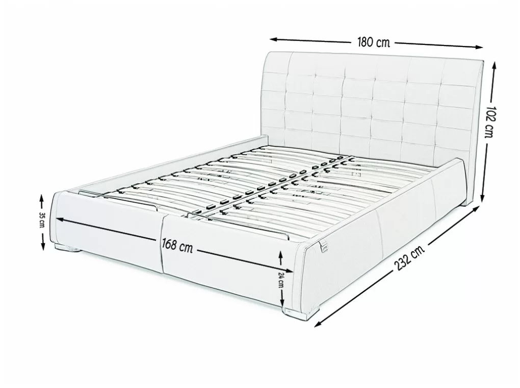 ZARAGOZA FRANCIAÁGY ÁGYNEMŰTARTÓVAL