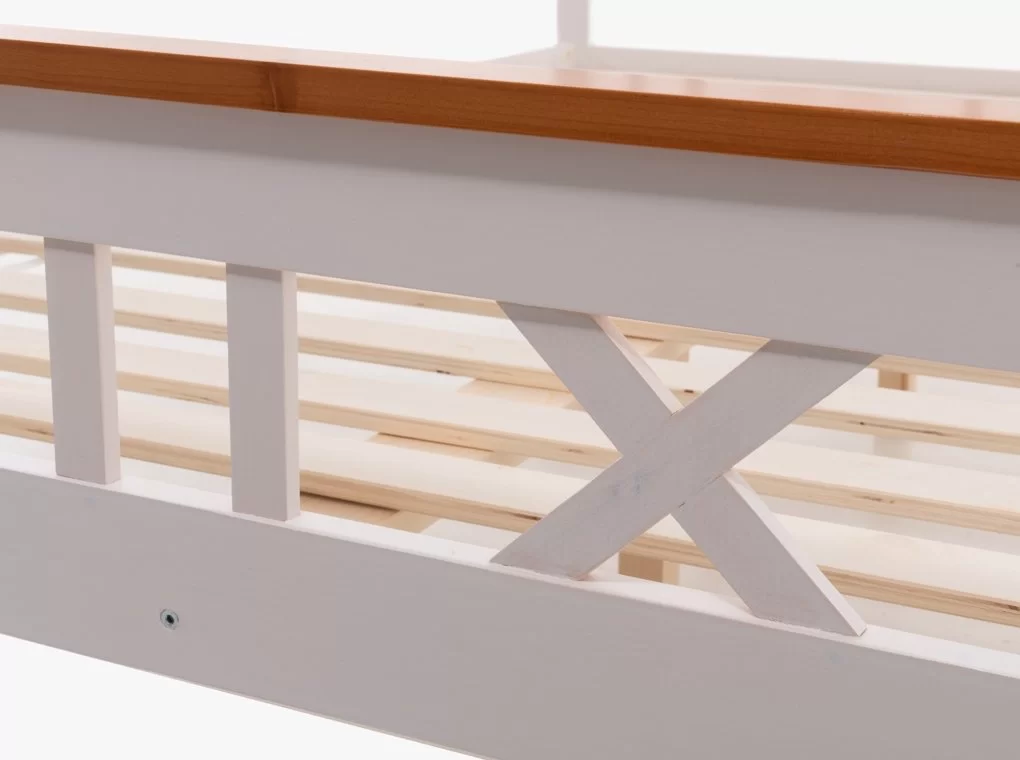 REVOTICA NYBORG FENYŐ ÁGYKERET ÁGYRÁCCSAL