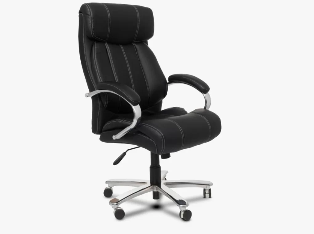 CALGARY 9352H FEKETE TEXTILBŐR ELEGÁNS FŐNÖKI IRODASZÉK